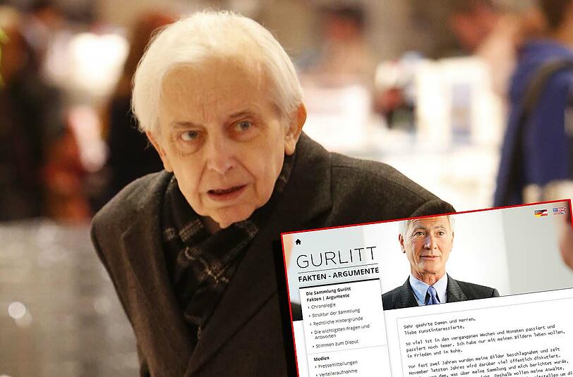 Cornelius Gurlitt und seine Anwälte haben eine Webseite eingerichtet.
