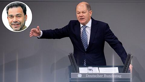 Bundesfinanzminister Olaf Scholz (SPD) spricht im Bundestag zu Beginn der Beratungen über den Bundeshaushalt 2019.