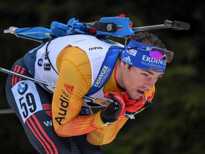 Ist mit Deutschlands Biathleten in Kontiolahti im Einsatz: Simon Schempp.