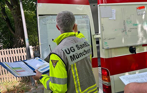 Koordination der Einsatzkräfte an der Schule Am Hart. Koordination der Einsatzkräfte an der Schule Am Hart.
