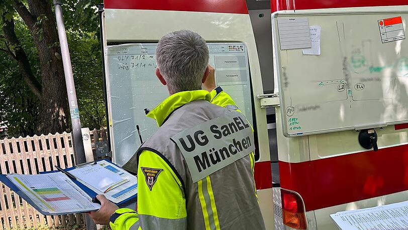 Koordination der Einsatzkräfte an der Schule Am Hart. Koordination der Einsatzkräfte an der Schule Am Hart.