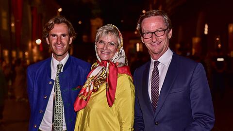 Pierre Pelegry, Gloria von Thurn und Taxis und Thaddaeus Ropac.