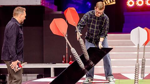 Joko Winterscheidt nach einem der Spiele in "Alle von ProSieben gegen Joko & Klaas".