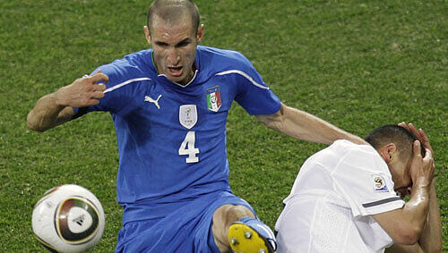 Giorgio Chiellini - hier im WM-Spiel gegen Neuseeland. Giorgio Chiellini - hier im WM-Spiel gegen Neuseeland.
