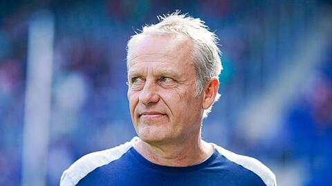Freiburgs Trainer Christian Streich bleibt bescheiden.