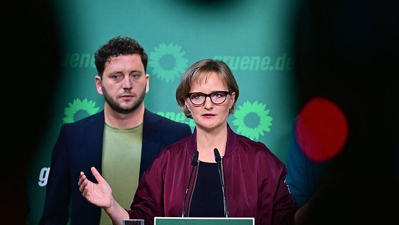 Wollen im Dezember f&uuml;r eine weitere Amtszeit kandidieren: Felix Banaszak und Franziska Brantner (Archivbild)