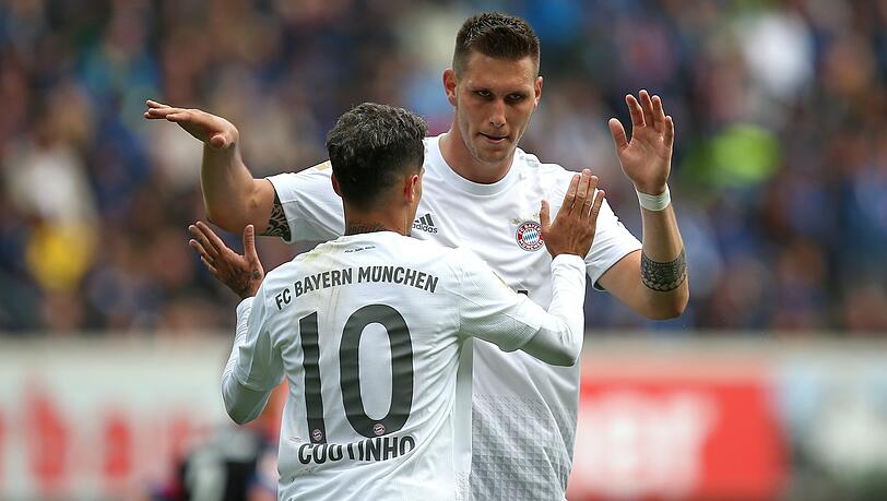 Stehen vor der Rückkehr ins Mannschaftstraining: Philippe Coutinho und Niklas Süle. Stehen vor der Rückkehr ins Mannschaftstraining: Philippe Coutinho und Niklas Süle.