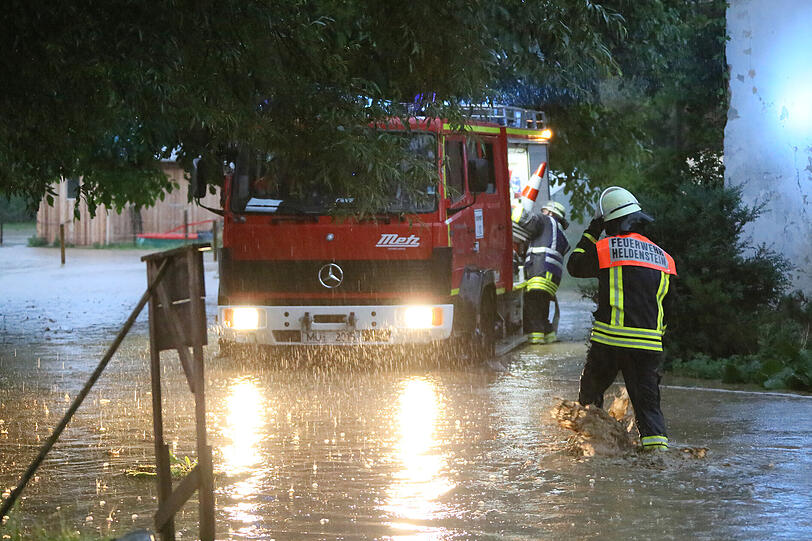 Regen, Schlamm, Wassermassen - Bilder aus dem Landkreis Mühldorf am Inn.