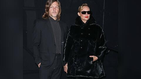 Hand in Hand bei der Pariser Fashion Week: Norman Reedus und Diane Kruger.