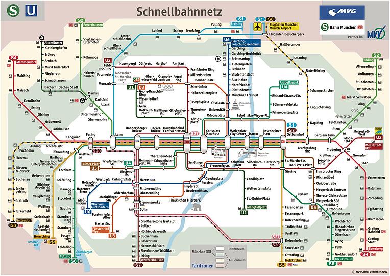 So könnte die erste Express-S-Bahn fahren: Auf der S 1-Strecke mit Stopps in Moosach, Neufahrn und Besucherpark.