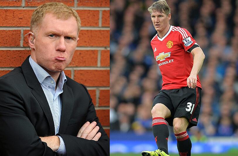 ManU-Legende Paul Scholes übt Kritik an Bastian Schweinsteiger.