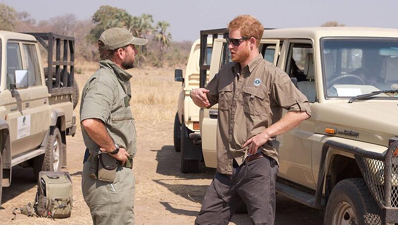 Prinz Harry ist seit vielen Jahren mit der Organisation "African Parks" verbunden.