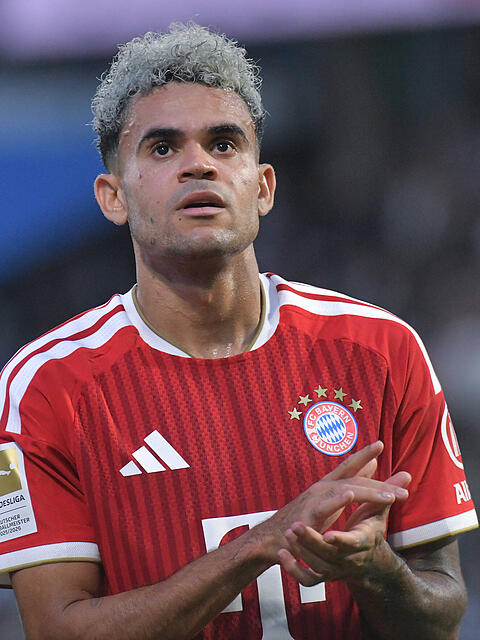 Ihm fehlt aktuell die Leichtigkeit: Luis D&iacute;az vom FC Bayern.