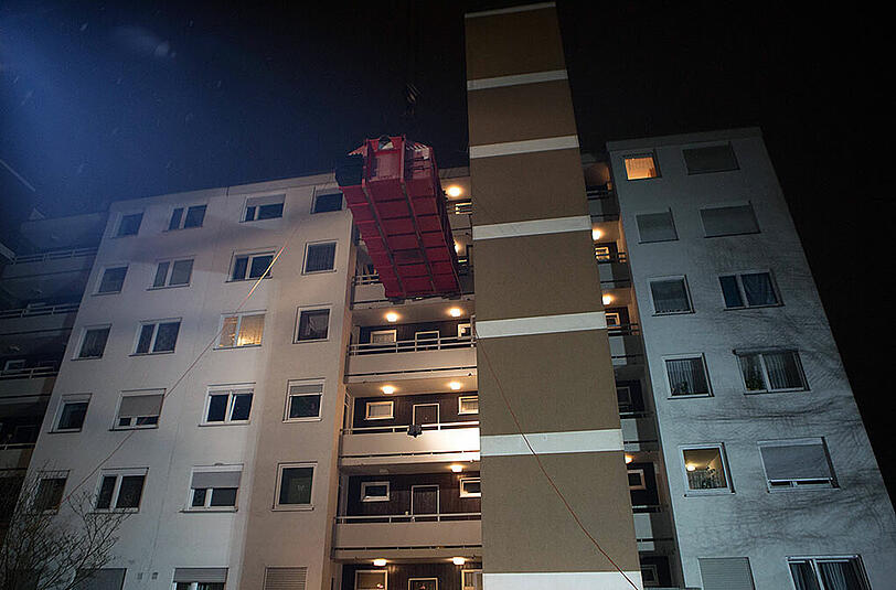 Die Bilder vom Messie-Einsatz in Nürnberg.