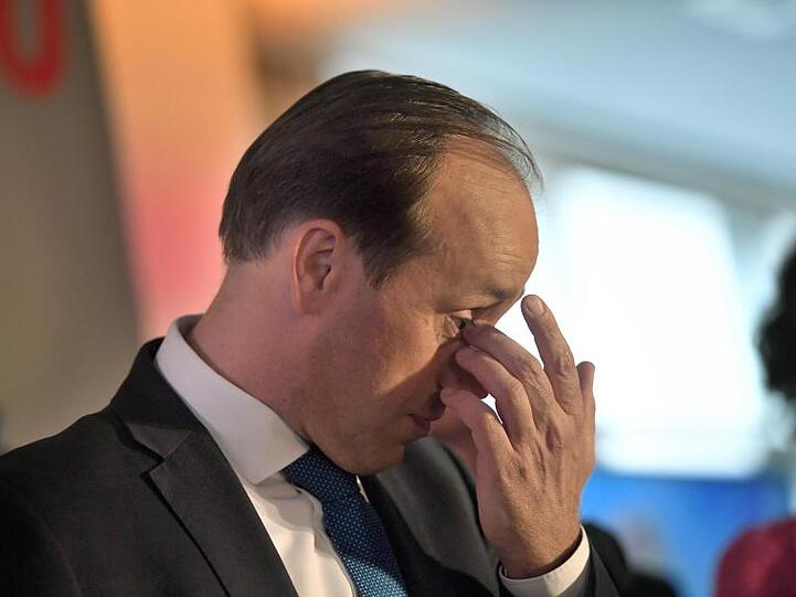 CDU-Spitzenkandidat Ingo Senftleben am Sonntag nach Bekanntgabe erster Ergebnisse zur Wahl in Brandenburg.
