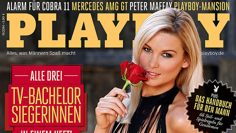Auch Katja Kühne lässt für die November-Ausgabe des "Playboy" die Hüllen fallen Auch Katja Kühne lässt für die November-Ausgabe des "Playboy" die Hüllen fallen