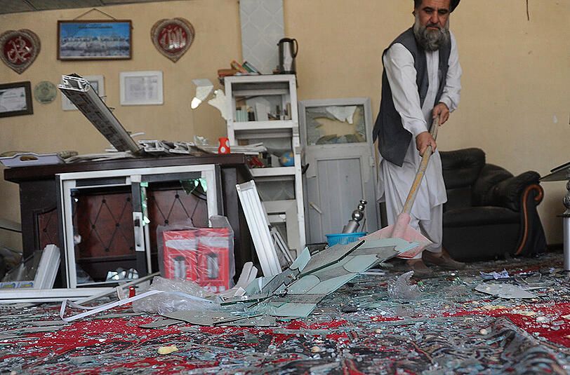 Autobombenanschlag in der afghanischen Hauptstadt Kabul: Dutzende Häuser wurden beschädigt.