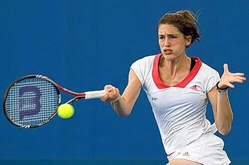Erfolgreich und selbstbewusst: Andrea Petkovic. Shootingstar bei den deutschen Tennis-Girls.