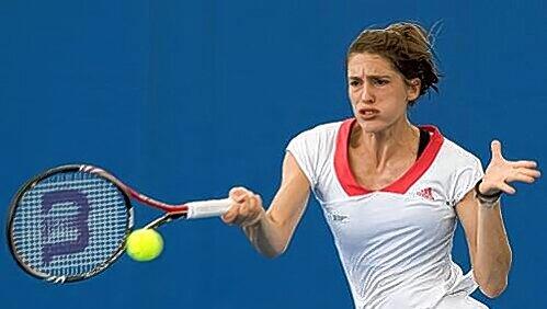 Erfolgreich und selbstbewusst: Andrea Petkovic. Shootingstar bei den deutschen Tennis-Girls. Erfolgreich und selbstbewusst: Andrea Petkovic. Shootingstar bei den deutschen Tennis-Girls.