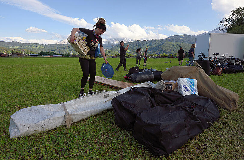 In Garmisch wird das G7-Protestcamp aufgebaut. Vergangene Gipfel haben gezeigt, dass Protestcamps immer wieder auch von radikalen Linksextremisten als Unterschlupf genutzt werden.