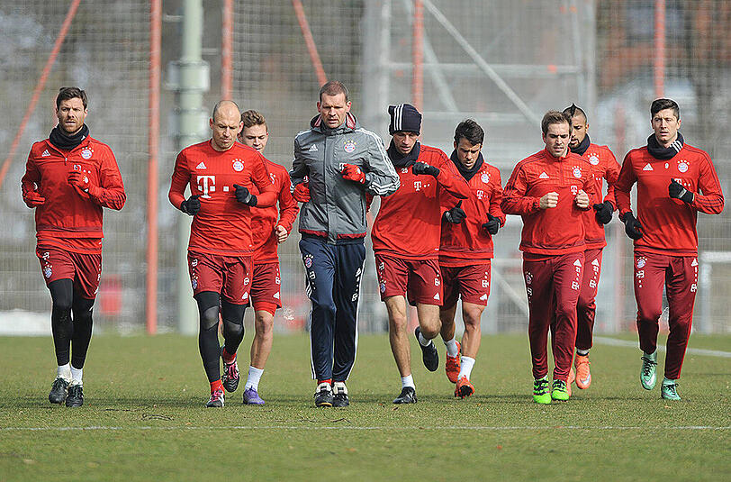 Weitere Bilder vom öffentlichen Bayern-Training am Dienstag.