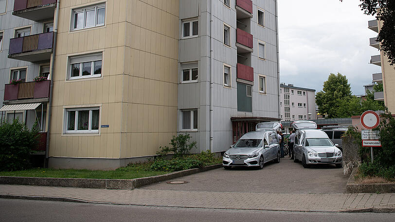 Weitere Bilder vom Tatort in Gunzenhausen.