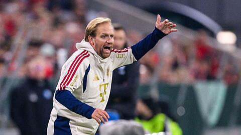 Sehr aktiv am Spielfeldrand: Aaron Danks.
