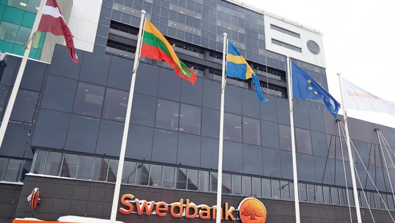 Sitz der Swedbank im estnischen Tallinn. Sitz der Swedbank im estnischen Tallinn.