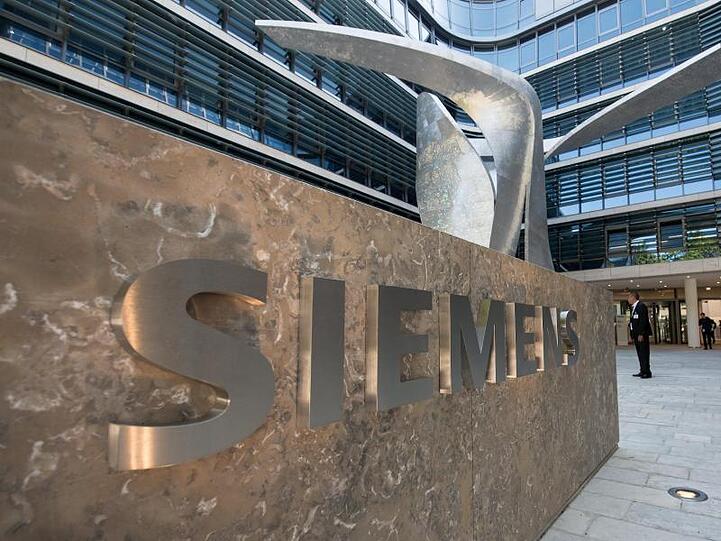 Blick in die neue Siemens-Konzernzentrale in München.
