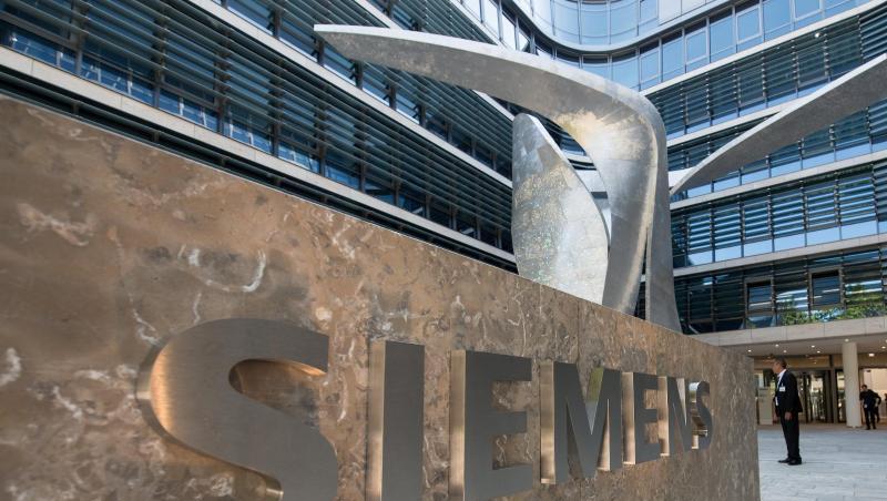 Blick in die neue Siemens-Konzernzentrale in München. Blick in die neue Siemens-Konzernzentrale in München.