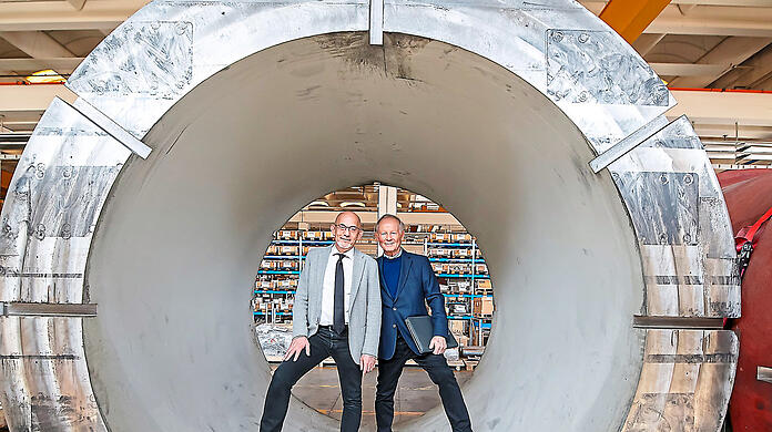 Fiorenzo Dioni (l.) und Richard Oberle haben den Europäischen Erfinderpreis gewonnen.  Fotos: Europäisches Patentamt