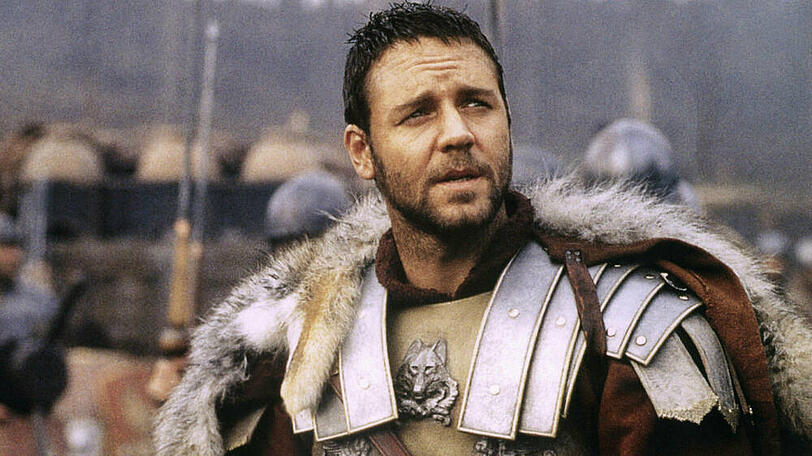 Russell Crowe als römische Feldherr Maximus Decimus Meridius.