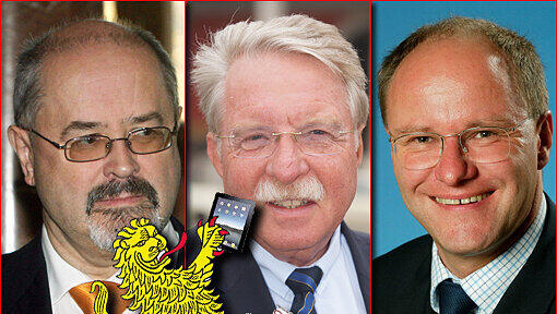 Im Fokus des Obersten Rechnungshofs: Ex-Innenstaatssekretär Jürgen W. Heike (l.), Ex-Umweltminister Otmar Bernhard (m.), CSU-Fraktionsvize Alexander König (r.). Im Fokus des Obersten Rechnungshofs: Ex-Innenstaatssekretär Jürgen W. Heike (l.), Ex-Umweltminister Otmar Bernhard (m.), CSU-Fraktionsvize Alexander König (r.).