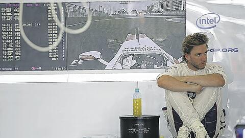 Nick Heidfeld steht vor einer offenen Zukunft. Er weiß nicht, was er nächstes Jahr machen wird.
