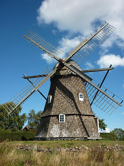 Windmühle in Rørvig.