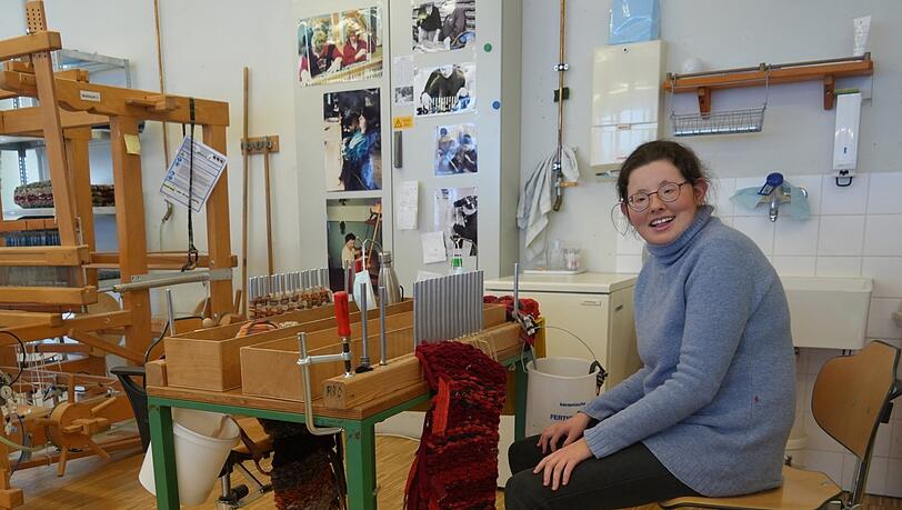 Eine Berühmtheit im Haus: Johanna Kappauf ist Theater-Schauspielerin.