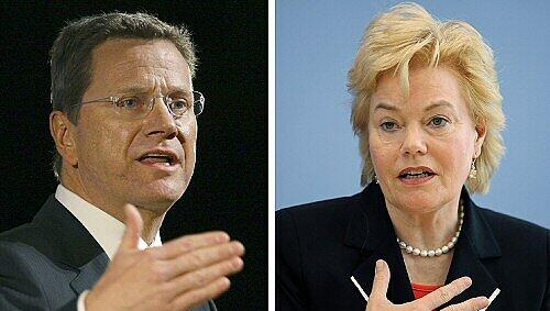 Gingen ohne Einigung auseinander: Westerwelle und Steinbach Gingen ohne Einigung auseinander: Westerwelle und Steinbach