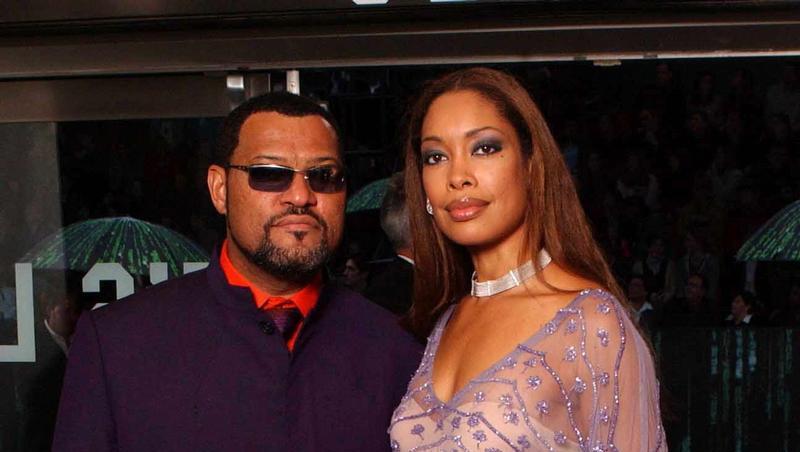 Lawrence Fishburne mit seiner Frau Gina Torres Lawrence Fishburne mit seiner Frau Gina Torres