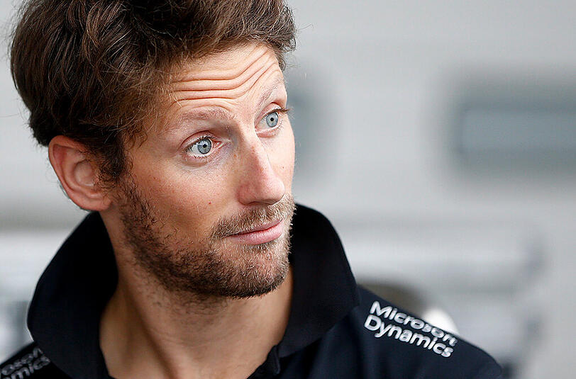 Für den US-Rennstall Haas ist der frühere Lotus-Fahrer Romain Grosjean aktiv.
