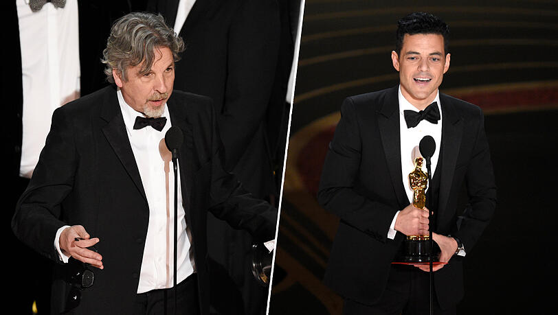 "Green Book"-Regisseur Peter Farrelly (l.) und Rami Malek gewannen den Oscar für den besten Film, bzw. den besten Hauptdarsteller. "Green Book"-Regisseur Peter Farrelly (l.) und Rami Malek gewannen den Oscar für den besten Film, bzw. den besten Hauptdarsteller.
