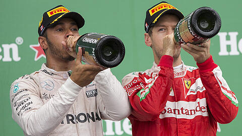 Im vergangenen Jahr gewann Lewis Hamilton (links) den GP von Kanada vor Sebastian Vettel.