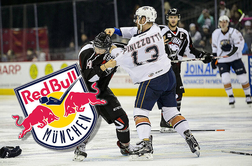 Raubein und NHL-Star Steve Pinizzotto (r.) wechselt zum EHC Red Bull München.