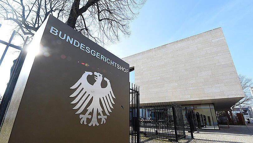 Außenaufnahme des Bundesgerichtshofs (BGH) in Karlsruhe. Außenaufnahme des Bundesgerichtshofs (BGH) in Karlsruhe.
