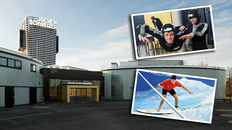 Die Jochen Schweizer Arena vor den Toren Münchens hat endlich geöffnet. Die AZ hat das Angebot getestet.