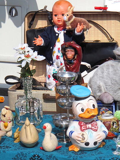 Skurriles, Schönes, Überflüssiges: Impressionen vom Flohmarkt in Milbertshofen.