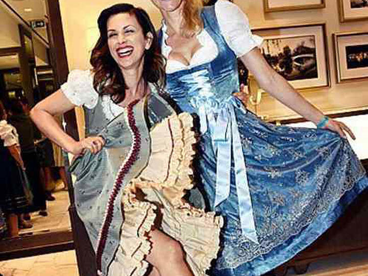Viktoria Lauterbach in Wiesn-Vorfreude