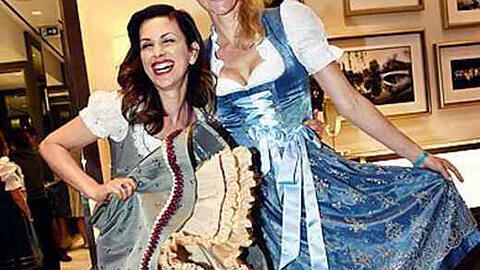 Viktoria Lauterbach in Wiesn-Vorfreude