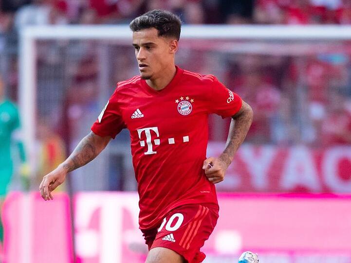 Philippe Coutinho von München spielt den Ball. Foto: Sven Hoppe