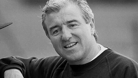 Terry Venables während der Fußball-Europameisterschaft 1996.