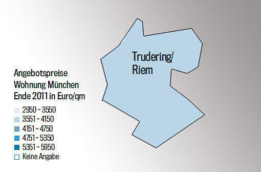 Die Quadratmeterpreise in den Stadtvierteln. Je dunkler das blau, desto teurer die Wohnungen. Alles unter 4000 Euro ist heute günstig. Checken Sie Ihr Viertel. Einfach weiterklicken!